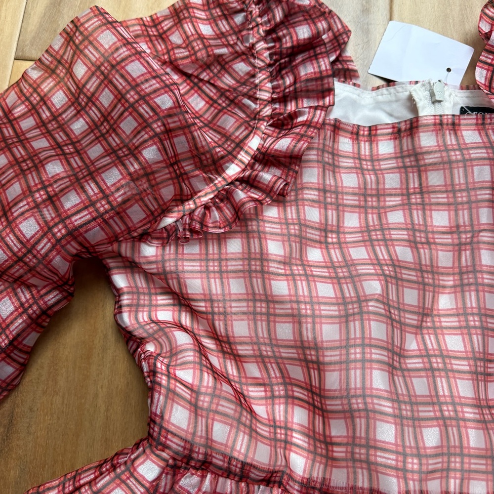 Crewcuts Plaid Ruffle Dress - Picture 3 of 3